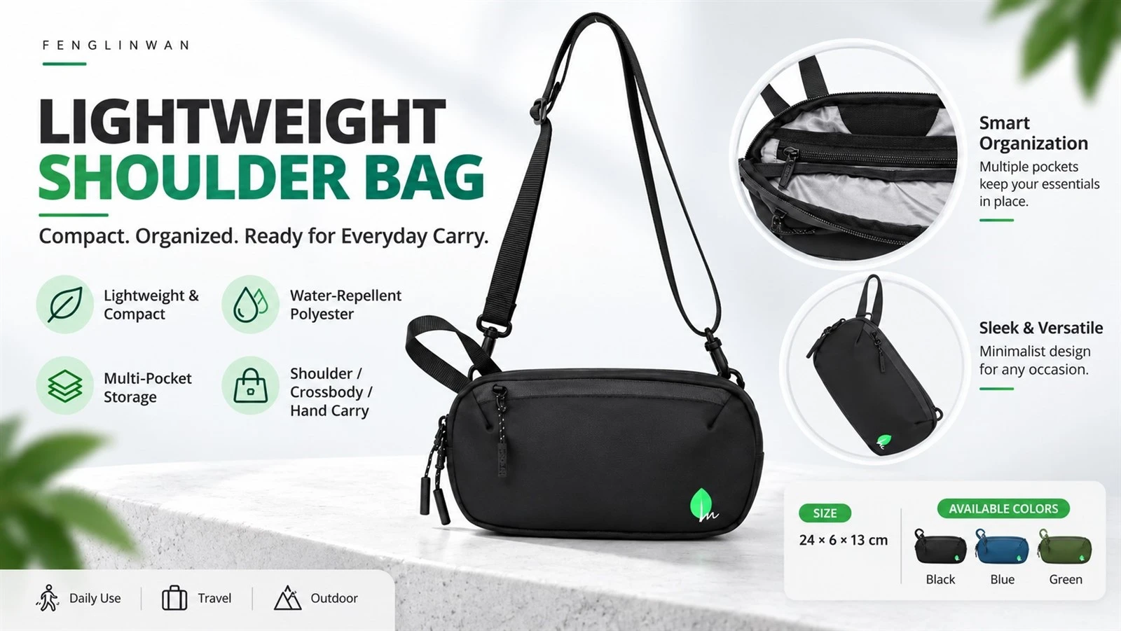 Lightweight Shoulder Bag Lightweight Shoulder Bag